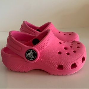 Hot Pink toddler size 5 crocs